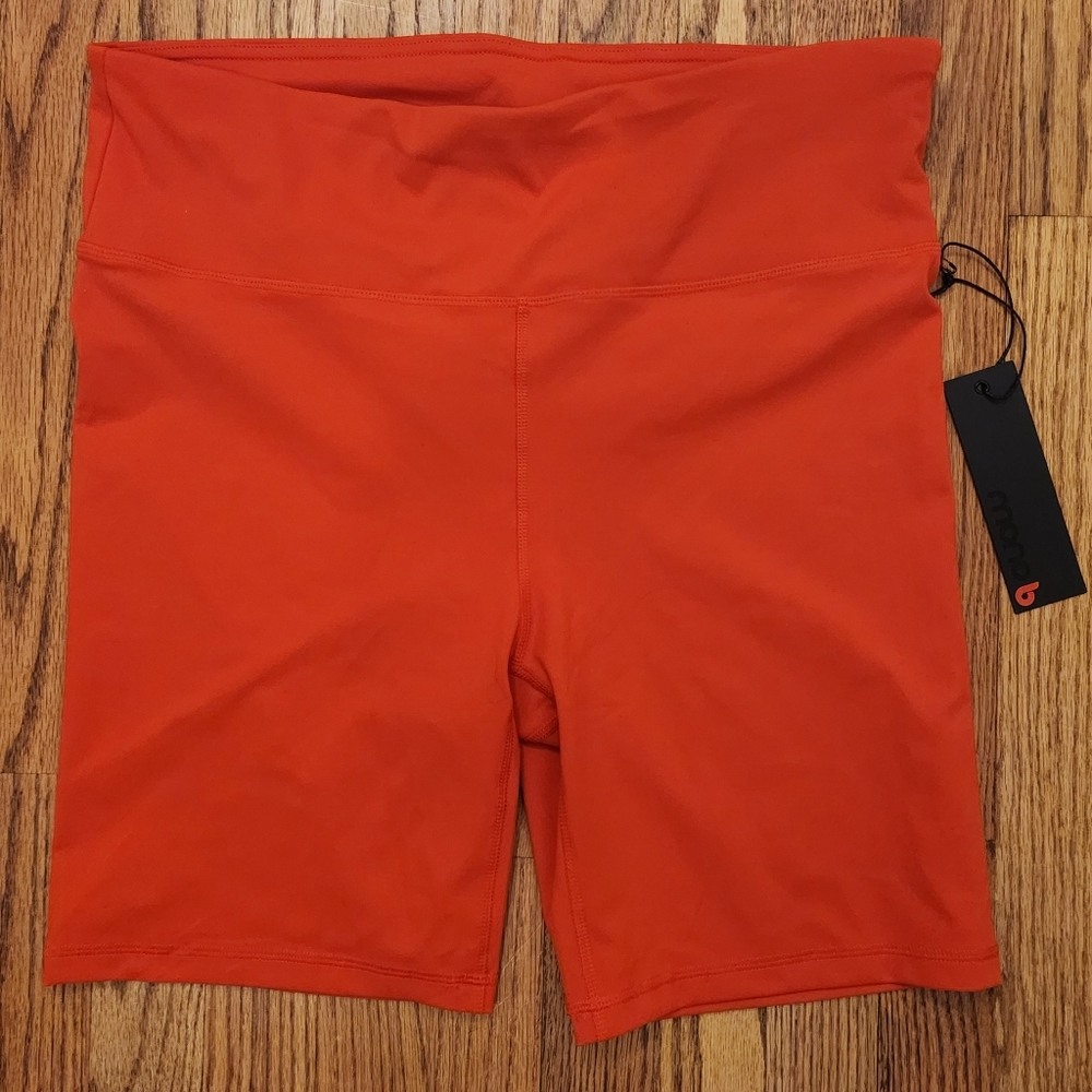 1XL Mono B New With Tags Classic Biker Bermuda Short Leggings, Orange 🍊